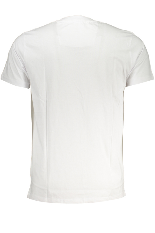 T-SHIRT MĘSKI Z KRÓTKIM RĘKAWEM KLASY CAVALLI BIAŁY