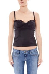 JOHN GALLIANO TOP DAMSKI CZARNY