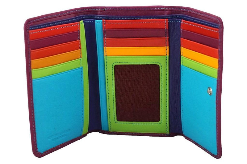 Barberini's klasyczny portfel damski - Czerwony