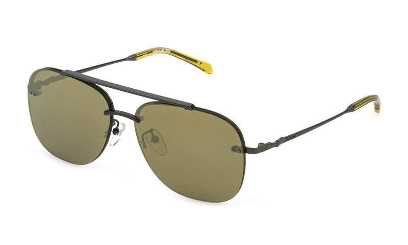 Okulary ZADIG&VOLTAIRE SZV277-60568G. Okulary przeciwsłoneczne, Kolor żółty. Mężczyzna.