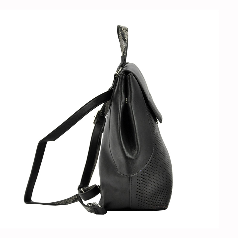 Lookat damski plecak skóra eko miejski plecak z kieszeniami pojemny