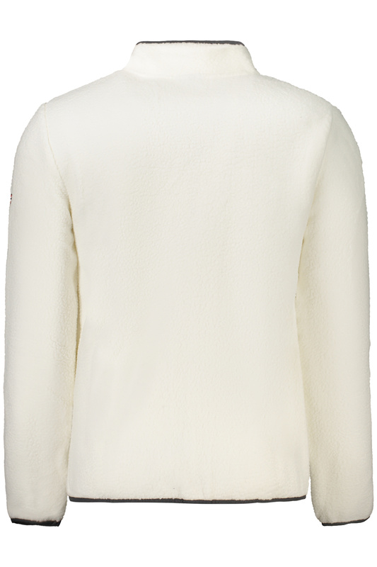 Norway 1963 BIA�A BLUZA M�SKA Z ROZPINANYM NA ZAMEK