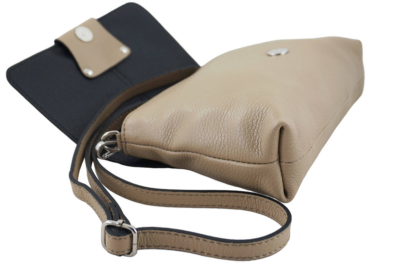 Elegancka torebka wieczorowa - Beżowa