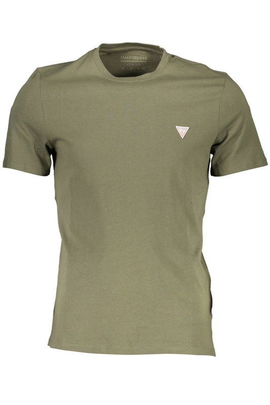 GUESS JEANS MĘSKI T-SHIRT Z KRÓTKIM RĘKAWEM ZIELONY