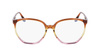 Okulary VICTORIA BECKHAM VB26135516241. EYEGLASSES, Kolor czerwony. Kobieta.