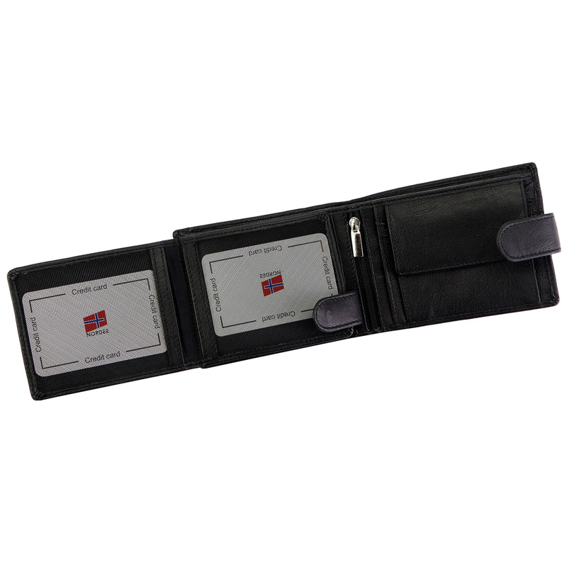 Skórzany męski portfel Nordee HARE 035L