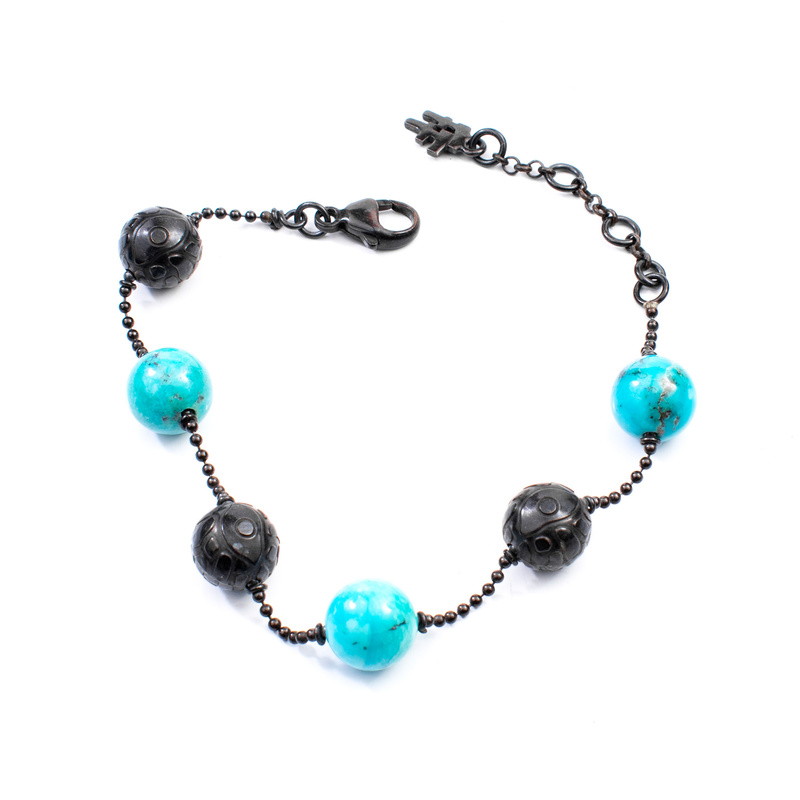 Biżuteria FOLLI FOLLIE 4B14B007T. WRIST, Kolor czarny. Kobieta.