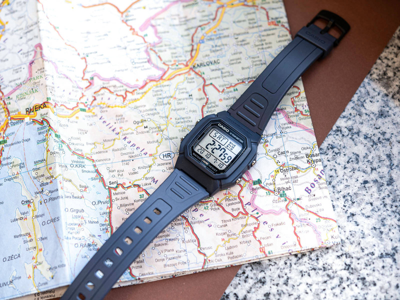 ZEGAREK MĘSKI CASIO W-800H-5A KLASYKA + BOX