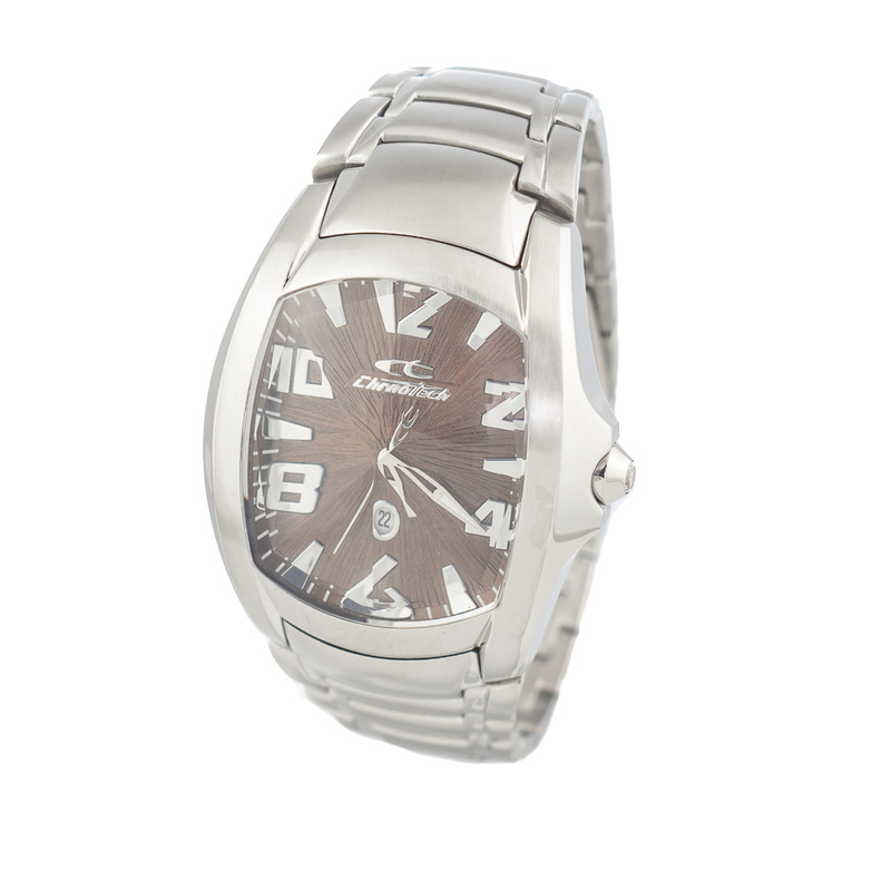 Zegarek CHRONOTECH CT7988M-65M. Kwarcowy, Kolor brązowy. Mężczyzna.