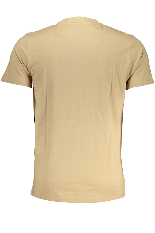 T-SHIRT MĘSKI Z KRÓTKIM RĘKAWEM KLASY CAVALLI BEŻOWY