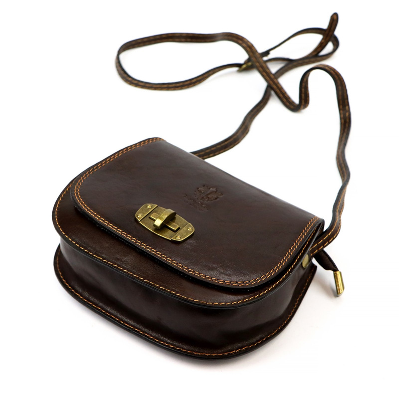 Gregorio Klasyczna damska listonoszka skóra naturalna torebka na ramię