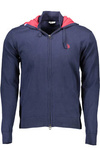 US POLO ASSN. MĘSKI NIEBIESKI KARDIGAN