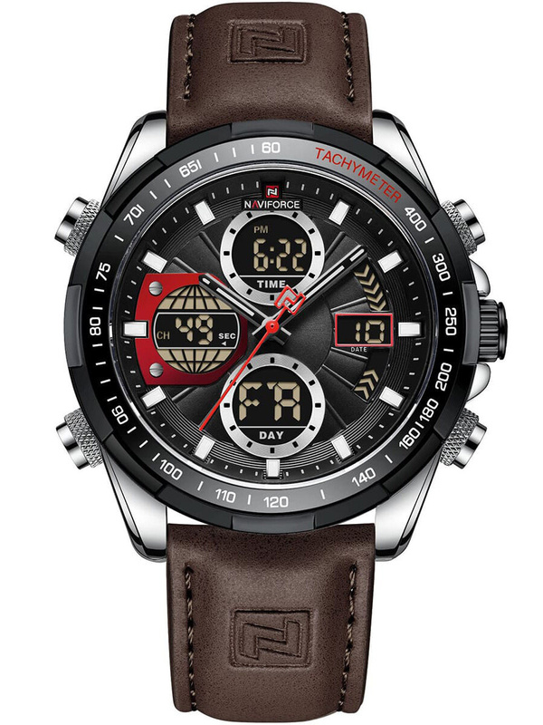 ZEGAREK MĘSKI NAVIFORCE NF9197L S/B/D.BN + BOX