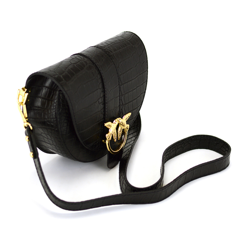 Luka damska listonoszka mała torebka przez ramię skóra naturalna 