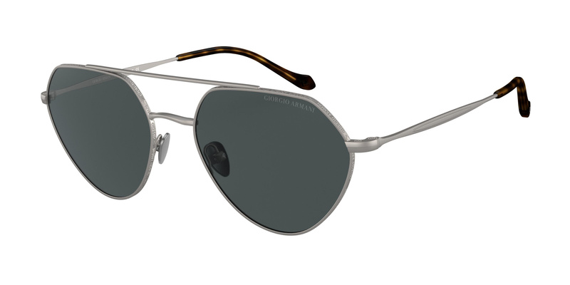 Okulary GIORGIO ARMANI AR6111-300387. Okulary przeciwsłoneczne, Kolor szary. Mężczyzna.