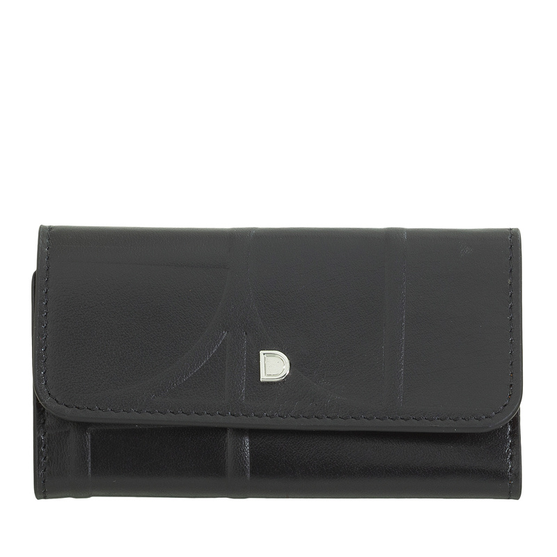 DuDu Etui na klucze skóra naturalna z 6 karabińczykami zamykane na zatrzask