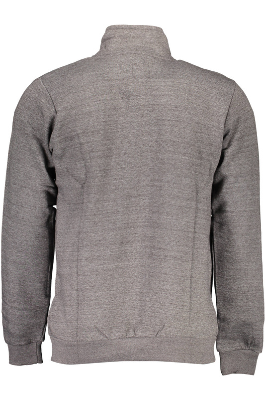 GIAN MARCO VENTURI M�SKA BLUZA Z ROZPINANYM NA ZAMEK SZARA