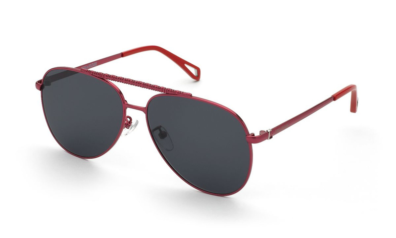 Okulary ZADIG&VOLTAIRE SZV415-6008ER. Okulary przeciwsłoneczne, Kolor czerwony. Unisex.