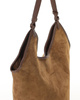 Torebka damska worek hobo bag skóra naturalna - MARCO MAZZINI czarna