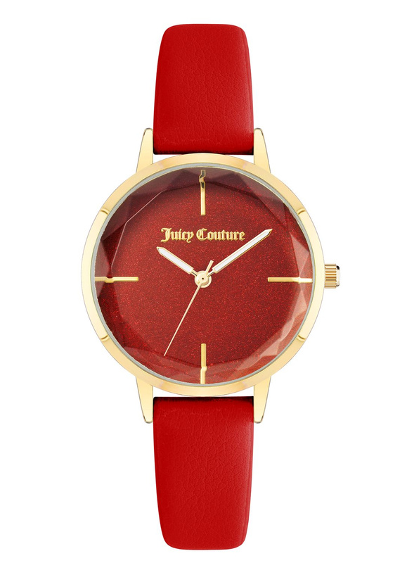 Zegarek JUICY COUTURE JC1326GPRD. Kwarcowy, Kolor czerwony. Kobieta.