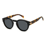 Okulary DAVID BECKHAM DB-7110-S-WR7. Okulary przeciwsłoneczne, Kolor czarny. Mężczyzna.