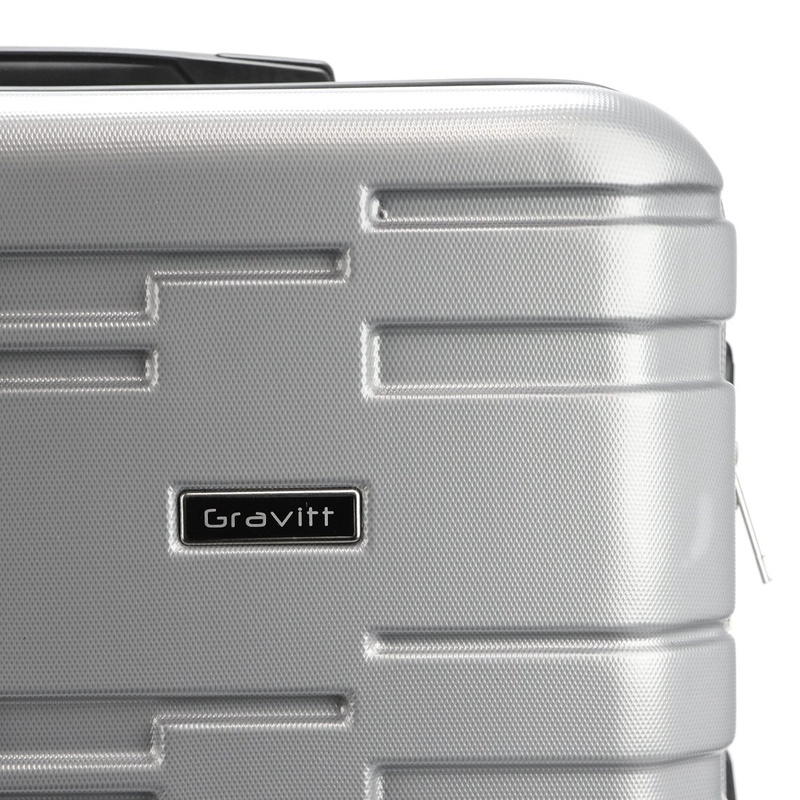 Gravitt zestaw 3 walizek podróżnych na kółkach materiał ABS zamek na kod