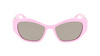 Okulary KARL LAGERFELD KL6086S-525. Okulary przeciwsłoneczne, Kolor różowy. Kobieta.