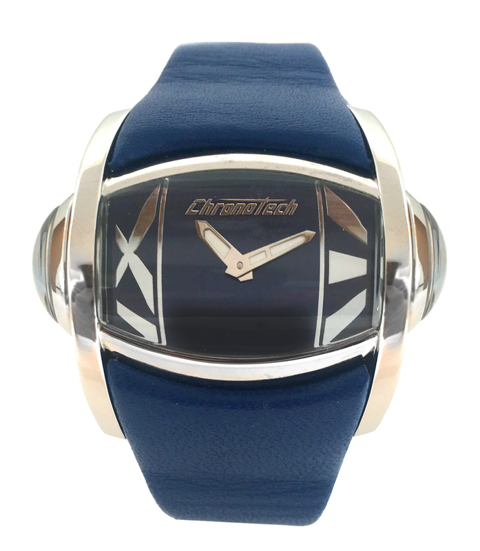 Zegarek CHRONOTECH CT7681M-03. Kwarcowy, Kolor niebieski. Kobieta.