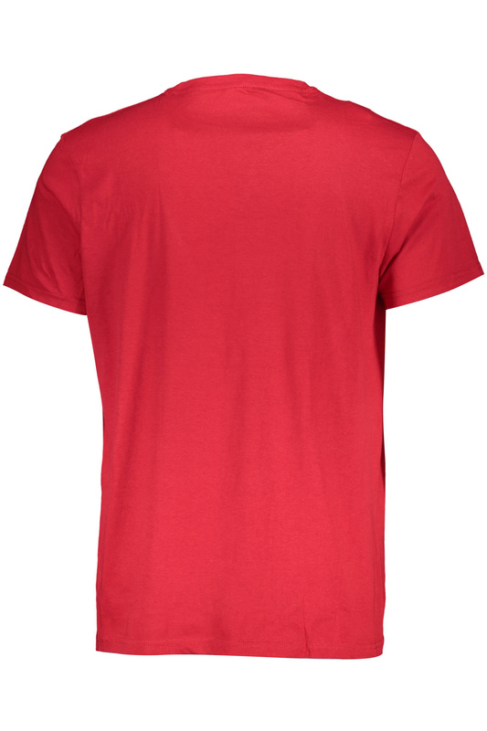 CZERWONY T-SHIRT MĘSKI Z KRÓTKIM RĘKAWEM GIAN MARCO VENTURI