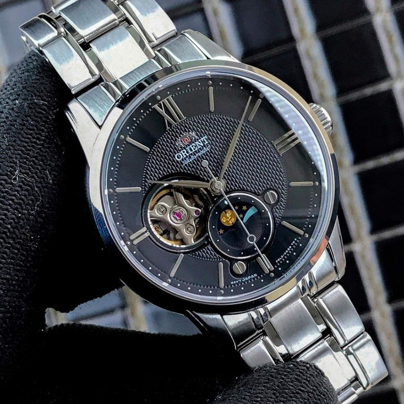 Zegarek Męski Orient Classic Sun & Moon  RA-AS0008B10B + BOX