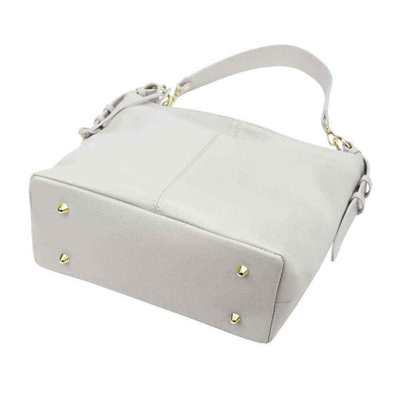 Gregorio pojemna damska torebka na ramię skóra naturalna shopperbag