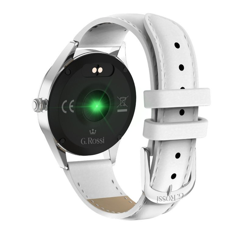 SMARTWATCH DAMSKI G. Rossi SW017-8 silver/white (sg011b)