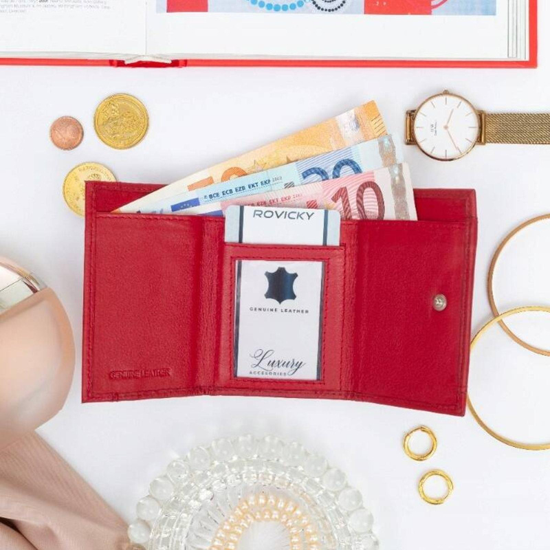 Skórzany męski portfel Rovicky R-21-LFN