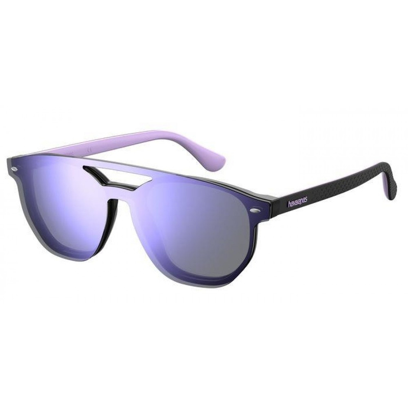 Okulary HAVAIANAS UBATUBACS1X2T. View + clip-on, Kolor fioletowy. Unisex.