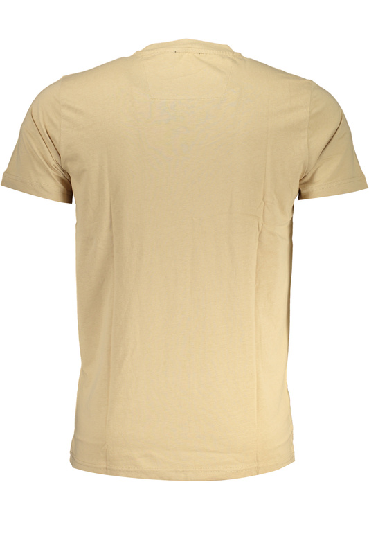 T-SHIRT MĘSKI Z KRÓTKIM RĘKAWEM KLASY CAVALLI BEŻOWY