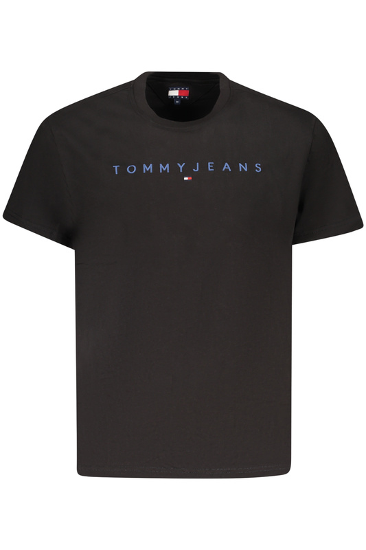 TOMMY HILFIGER MĘSKA KOSZULKA Z KRÓTKIM RĘKAWEM W KOLORZE CZARNYM