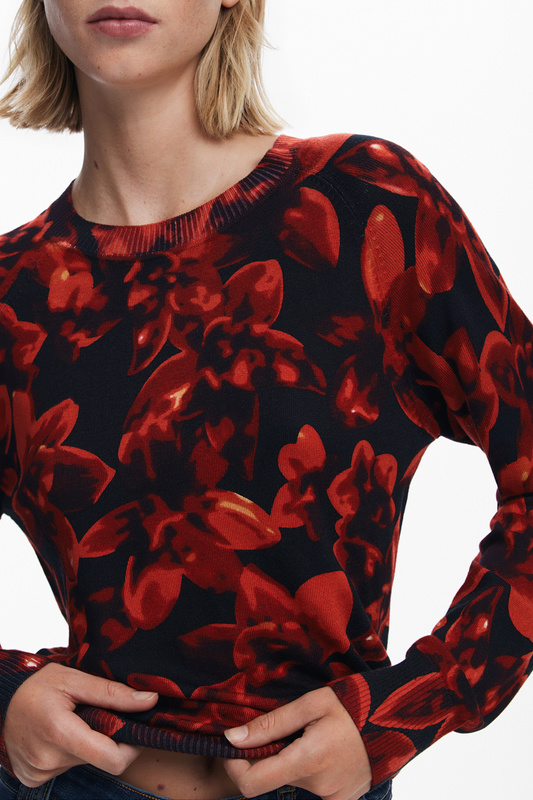 Czarny sweter damski Desigual