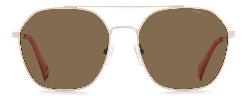 Okulary POLAROID PLD6172S10ASP. Okulary przeciwsłoneczne, Kolor beżowy. Unisex.