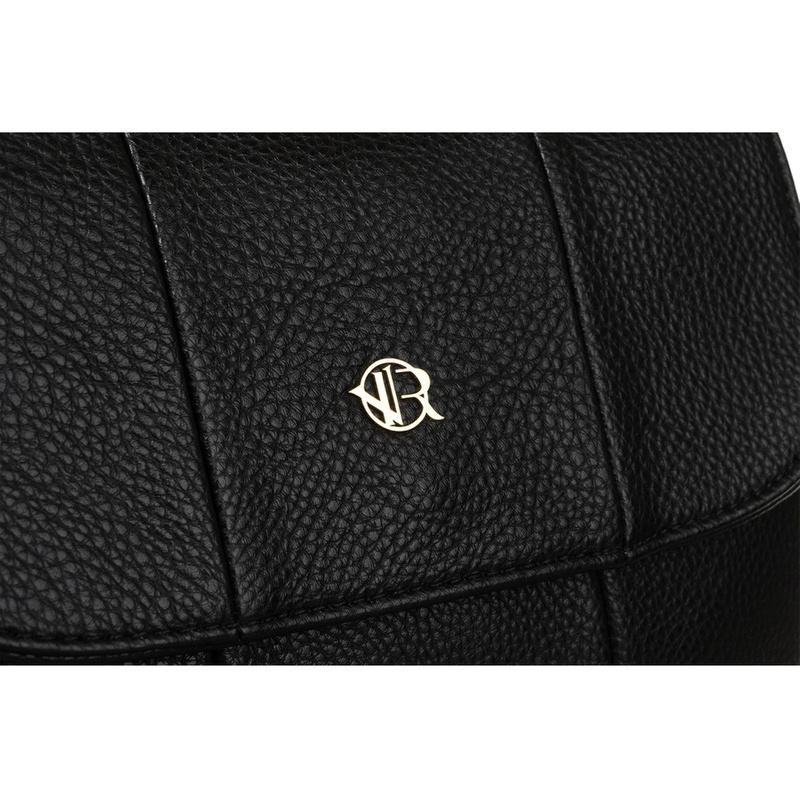 Pojemna, beżowa torebka damska na ramię z kieszeniami - Rovicky