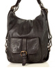Torba skórzana dla wymagających z opcją plecak old school leather bag - MARCO MAZZINI czarny