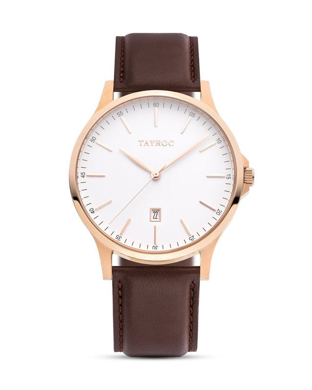 Zegarek TAYROC TXM105. Kwarcowy, Kolor biały. Mężczyzna.