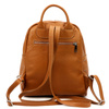 Gregorio damski miejski plecak-torebka skóra naturalna z kieszeniami