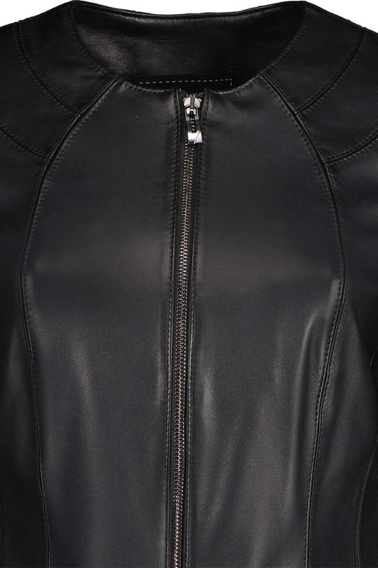 Bukowski Kurtka skórzana Adele damska suwak casual stylowa