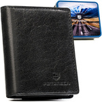 Skórzany męski portfel Peterson PTN RM-12-BUF