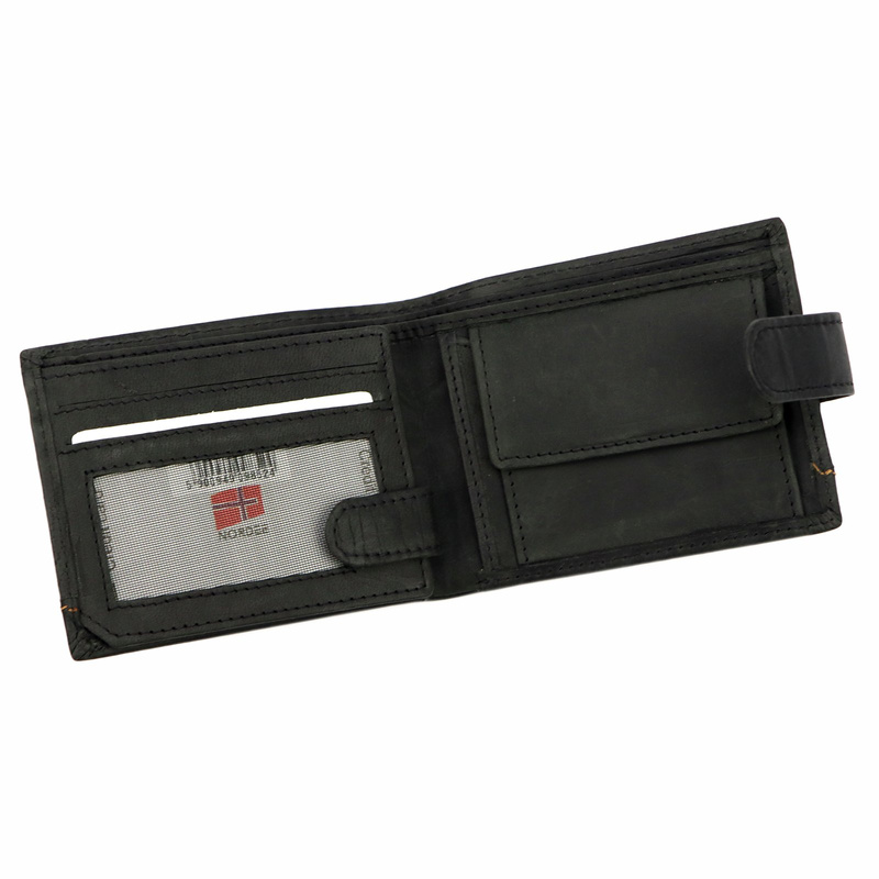 Skórzany męski portfel Nordee HJORT 035L