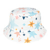 Kapelusz dwustronny bucket hat dziecięcy gwiazdki  kap-md-11