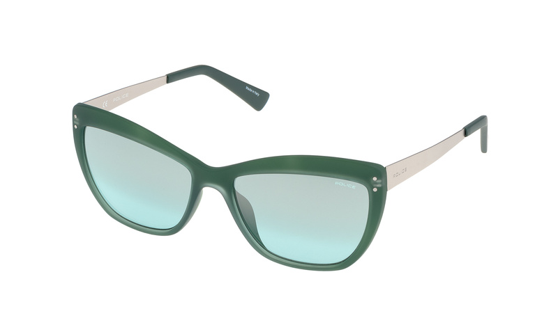 Okulary POLICE S197156Z48X. Okulary przeciwsłoneczne, Kolor zielony. Kobieta.