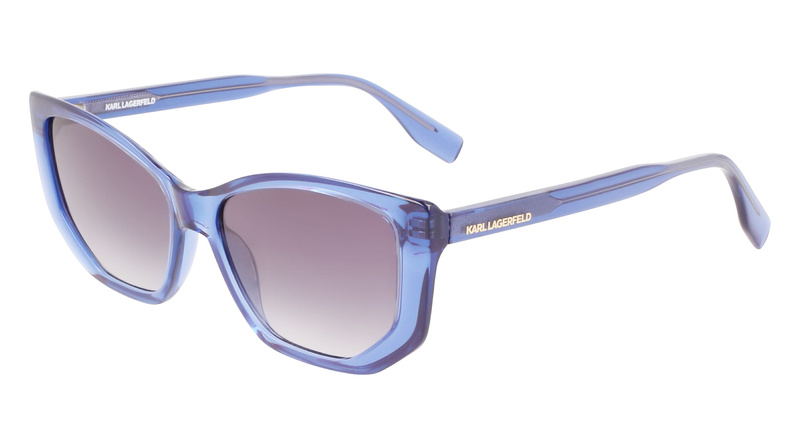 Okulary KARL LAGERFELD KL6071S-450. Okulary przeciwsłoneczne, Kolor niebieski. Kobieta.