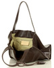 Modna torebka damska skórzany shopper bag - MARCO MAZZINI Portofino Max ciemny brąz caffe