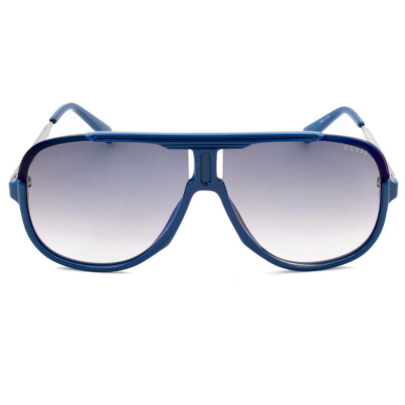 Okulary GUESS GO00060-6490C. Okulary przeciwsłoneczne, Kolor niebieski. Mężczyzna.